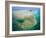 Aerial View of Green Island, The Great Barrier Reef, Cairns Area, North Coast, Queensland-Walter Bibikow-Framed Photographic Print