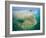 Aerial View of Green Island, The Great Barrier Reef, Cairns Area, North Coast, Queensland-Walter Bibikow-Framed Photographic Print