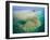 Aerial View of Green Island, The Great Barrier Reef, Cairns Area, North Coast, Queensland-Walter Bibikow-Framed Photographic Print