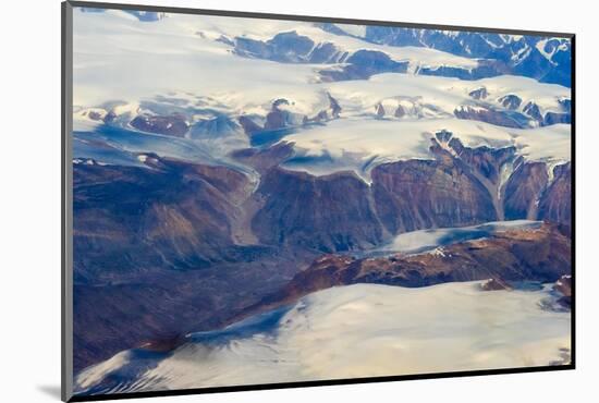 Aerial view of Greenland-Keren Su-Mounted Photographic Print