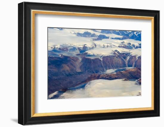 Aerial view of Greenland-Keren Su-Framed Photographic Print