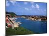 Aerial View of Gustavia Port, St. Barts, FWI-Bill Bachmann-Mounted Photographic Print