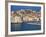 Aerial View of Harbour and Old City, Dubrovnik, Unesco World Heritage Site, Croatia-Ken Gillham-Framed Photographic Print