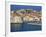 Aerial View of Harbour and Old City, Dubrovnik, Unesco World Heritage Site, Croatia-Ken Gillham-Framed Photographic Print