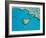 Aerial View of Heart Reef, Part of Great Barrier Reef, Queensland, Australia-Peter Adams-Framed Photographic Print