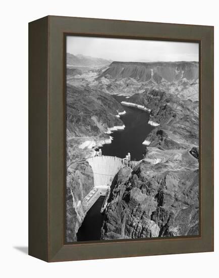 Aerial View of Hoover Dam-Charles Rotkin-Framed Premier Image Canvas