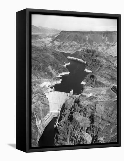 Aerial View of Hoover Dam-Charles Rotkin-Framed Premier Image Canvas