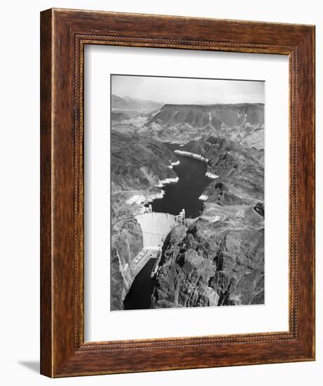 Aerial View of Hoover Dam-Charles Rotkin-Framed Premium Photographic Print