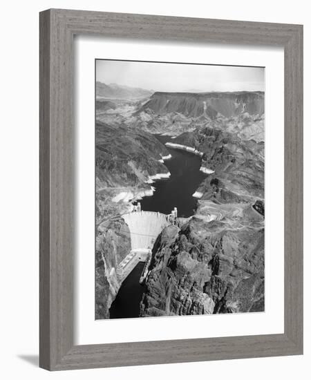 Aerial View of Hoover Dam-Charles Rotkin-Framed Photographic Print