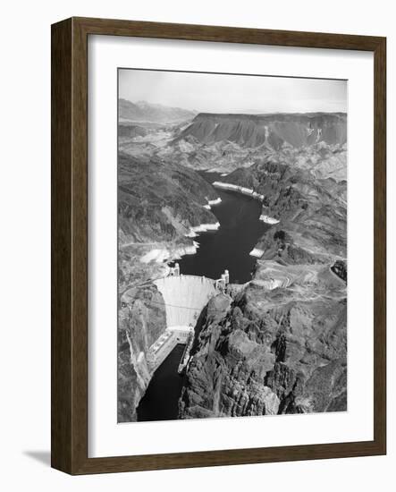 Aerial View of Hoover Dam-Charles Rotkin-Framed Photographic Print