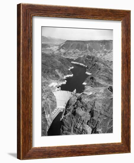 Aerial View of Hoover Dam-Charles Rotkin-Framed Photographic Print