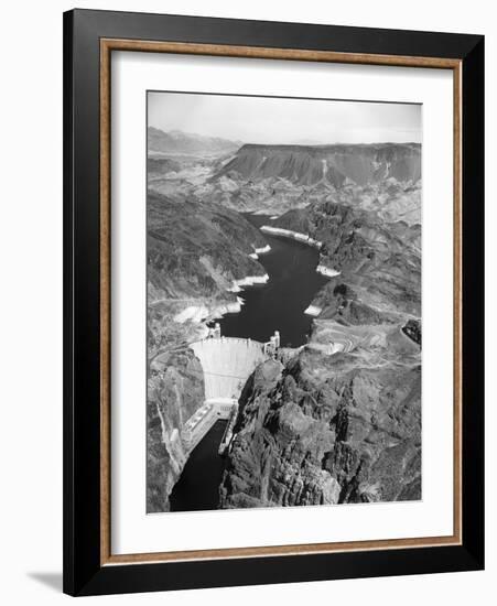 Aerial View of Hoover Dam-Charles Rotkin-Framed Photographic Print