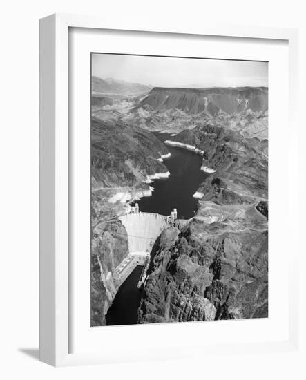 Aerial View of Hoover Dam-Charles Rotkin-Framed Photographic Print