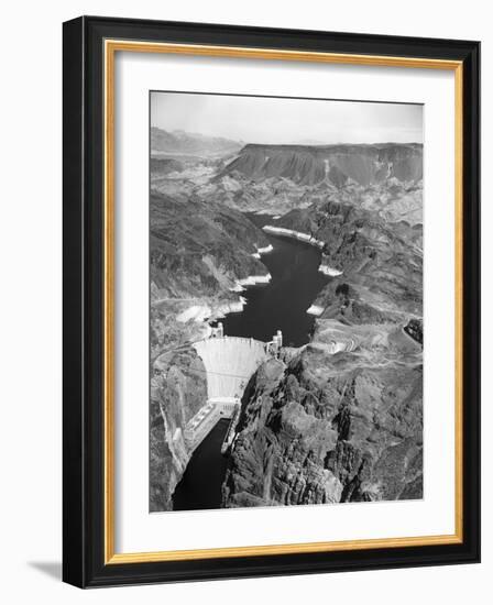 Aerial View of Hoover Dam-Charles Rotkin-Framed Photographic Print