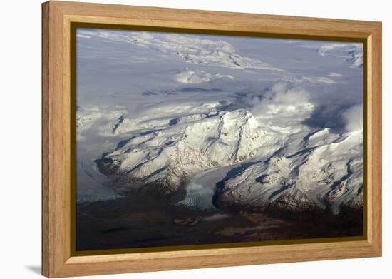 Aerial View of Iceland-Natalie Tepper-Framed Stretched Canvas