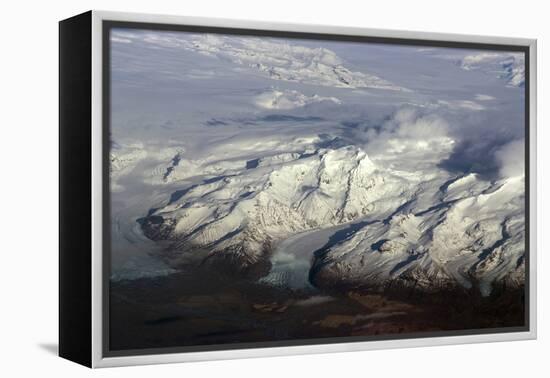 Aerial View of Iceland-Natalie Tepper-Framed Stretched Canvas