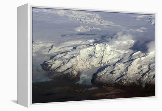 Aerial View of Iceland-Natalie Tepper-Framed Stretched Canvas