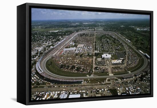 Aerial View of Indianapolis Speedway-null-Framed Premier Image Canvas