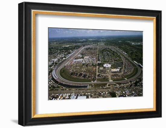 Aerial View of Indianapolis Speedway-null-Framed Photographic Print