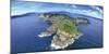 Aerial view of Islands, Bay of Islands, North Island, New Zealand-Panoramic Images-Mounted Photographic Print