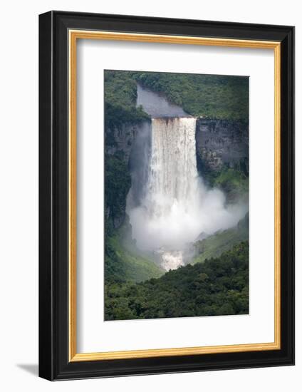 Aerial View of Kaieteur Falls in Full Spate, Guyana, South America-Mick Baines & Maren Reichelt-Framed Photographic Print