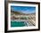 Aerial view of Kalimnos town, Kalimnos, Dodecanese Islands, Greek Islands, Greece, Europe-Frank Fell-Framed Photographic Print