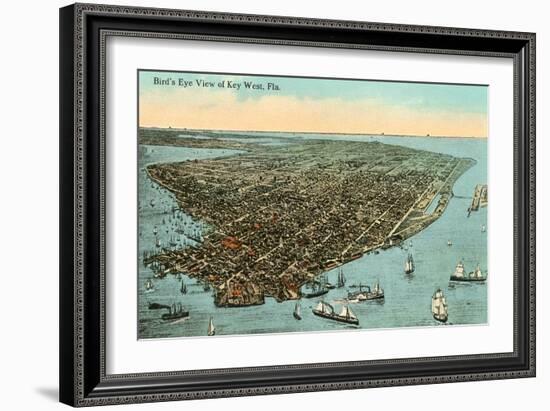 Aerial View of Key West, Florida-null-Framed Art Print