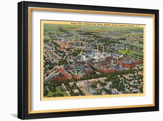 Aerial View of Kodak Park, Rochester, New York-null-Framed Art Print