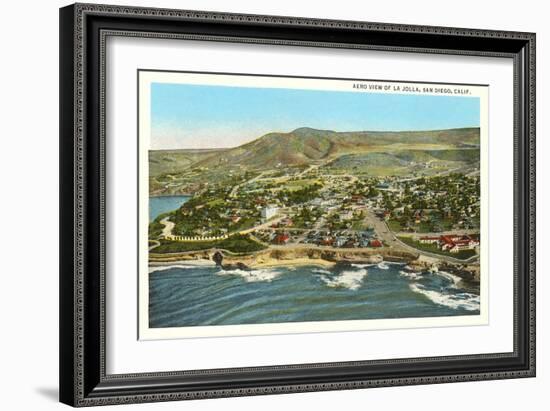 Aerial View of La Jolla, California-null-Framed Premium Giclee Print