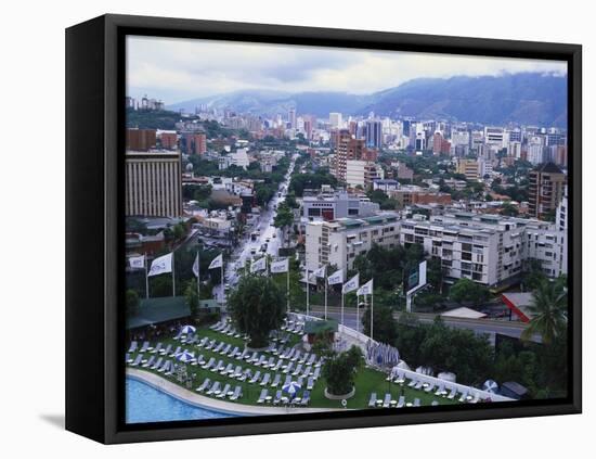 Aerial View of Las Mercedes, Caracas, Venezuela-Adina Tovy-Framed Premier Image Canvas