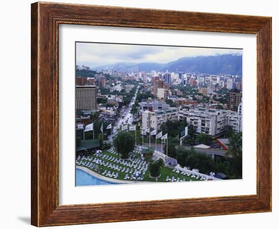 Aerial View of Las Mercedes, Caracas, Venezuela-Adina Tovy-Framed Photographic Print