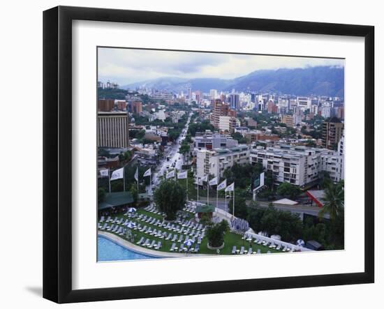 Aerial View of Las Mercedes, Caracas, Venezuela-Adina Tovy-Framed Photographic Print