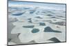 Aerial View of Lencois Maranhenses National Park in Maranhao State, Brazil-Alex Saberi-Mounted Photographic Print