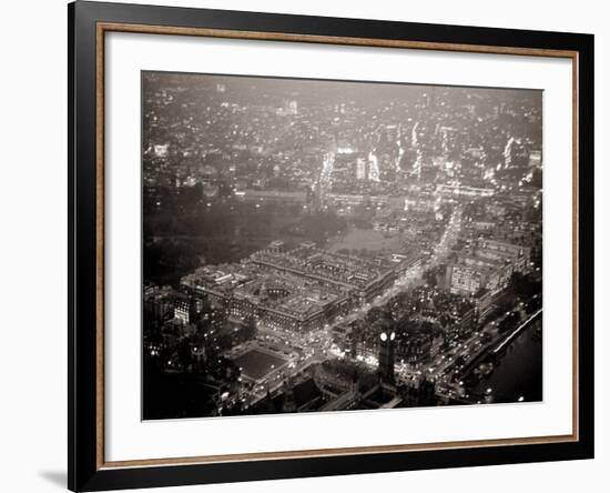 Aerial View of London, November 1964-null-Framed Photographic Print