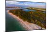 Aerial view of Lovers Key State Park, Florida, USA-null-Mounted Photographic Print