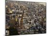 Aerial view of Manhattan, NYC-Michel Setboun-Mounted Art Print