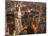 Aerial view of Manhattan with Flatiron Building, NYC-Michel Setboun-Mounted Art Print