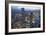 Aerial View of Melbourne at Dusk-John Gollings-Framed Photographic Print