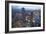 Aerial View of Melbourne at Dusk-John Gollings-Framed Photographic Print