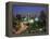 Aerial View of Mexico City at Night, Mexico-Peter Adams-Framed Premier Image Canvas