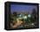 Aerial View of Mexico City at Night, Mexico-Peter Adams-Framed Premier Image Canvas