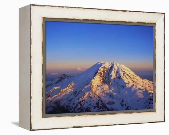 Aerial View of Mount Rainier-Bill Ross-Framed Premier Image Canvas