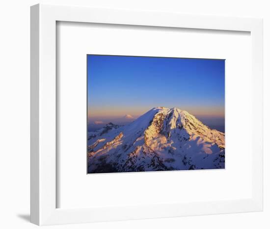 Aerial View of Mount Rainier-Bill Ross-Framed Premium Photographic Print