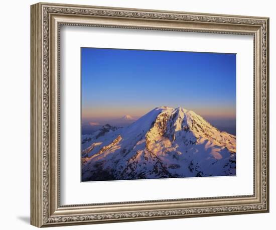 Aerial View of Mount Rainier-Bill Ross-Framed Photographic Print