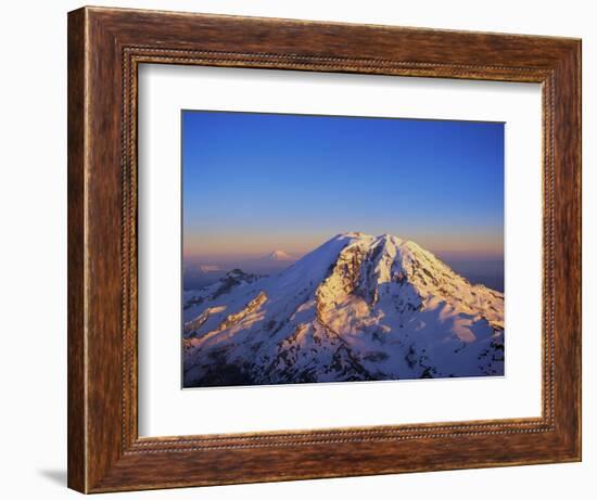 Aerial View of Mount Rainier-Bill Ross-Framed Photographic Print