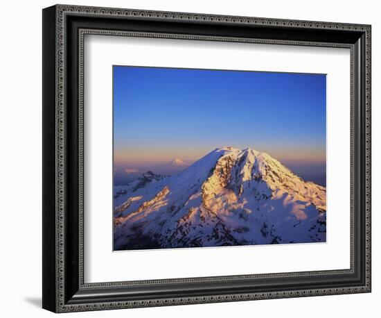 Aerial View of Mount Rainier-Bill Ross-Framed Photographic Print