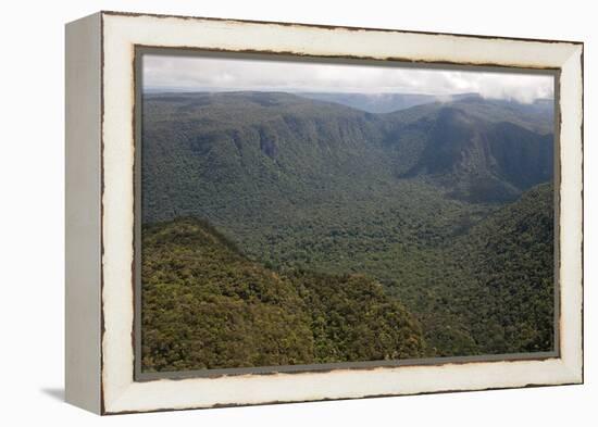 Aerial View of Mountainous Rainforest in Guyana, South America-Mick Baines & Maren Reichelt-Framed Premier Image Canvas