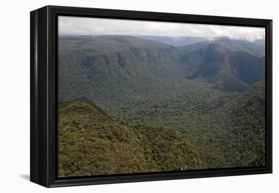 Aerial View of Mountainous Rainforest in Guyana, South America-Mick Baines & Maren Reichelt-Framed Premier Image Canvas