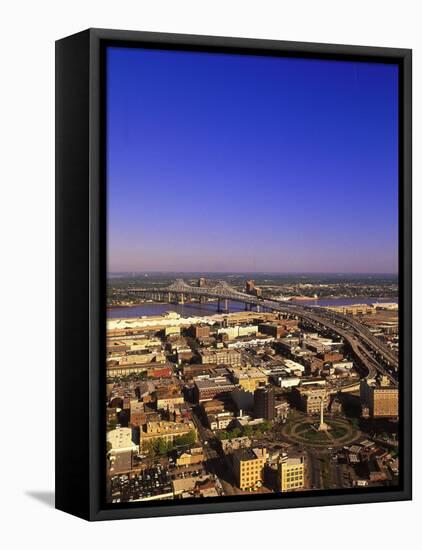 Aerial View of New Orleans, LA-John Coletti-Framed Premier Image Canvas