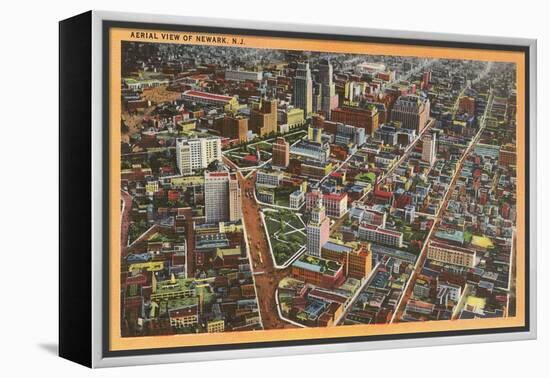 Aerial View of Newark, New Jersey-null-Framed Stretched Canvas